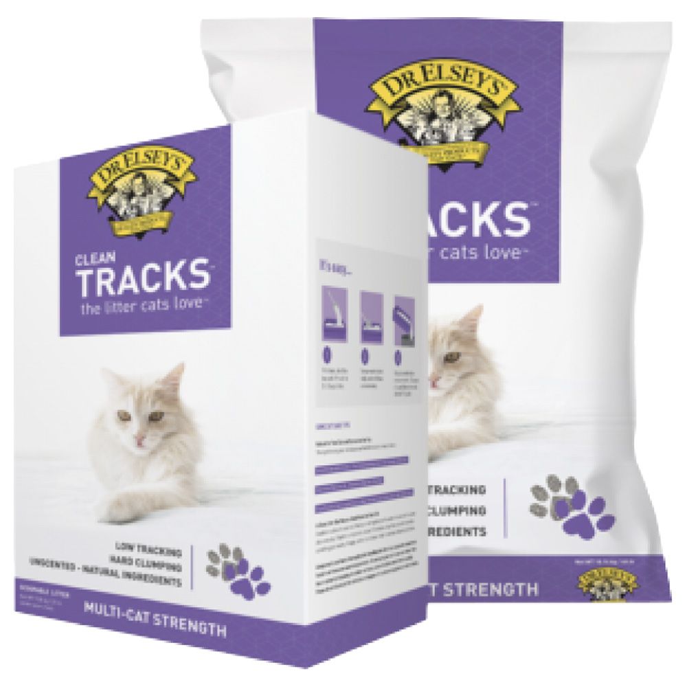 Dr Elsey's - Precious Low Multiple Cat Tracks Clay Litter 9kg