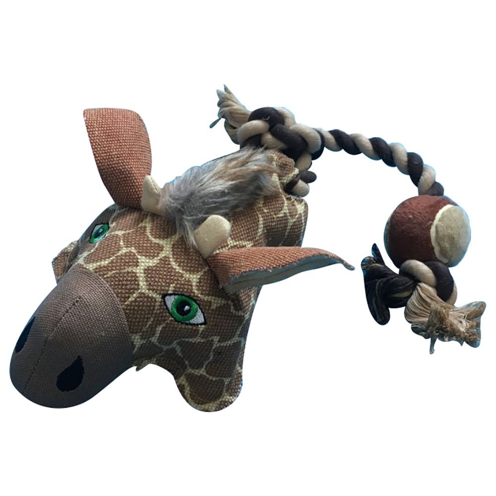 NutraPet - Giraffe Head Dog Toy