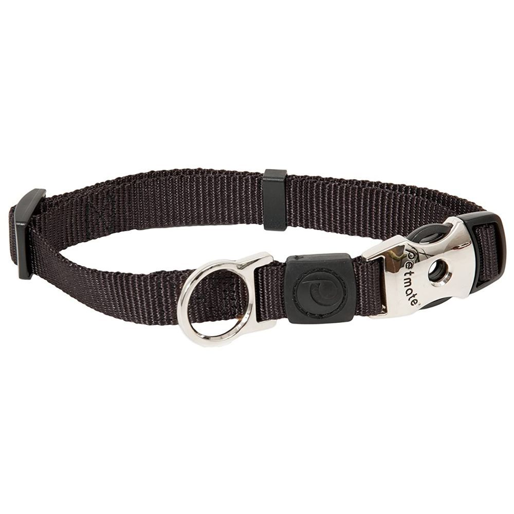 Petmate - Signature Deluxe Collar 5/8"X10-16" - Coal