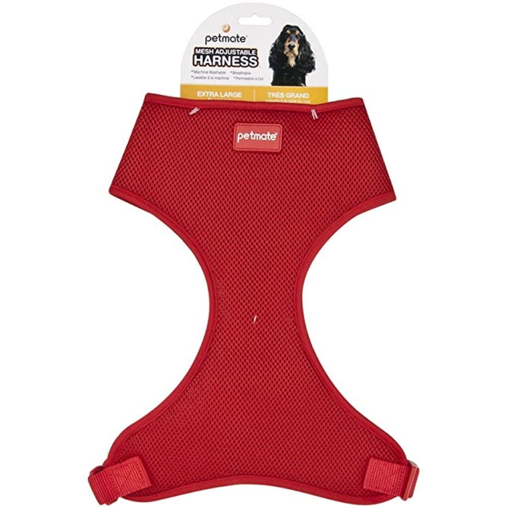 Petmate - Mesh Dog Harness Extra-Small 11-13" - Red 