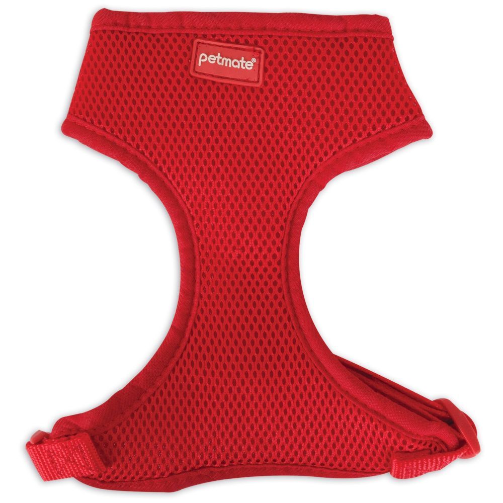 Petmate - Mesh Dog Harness Large 19-23" - Red 