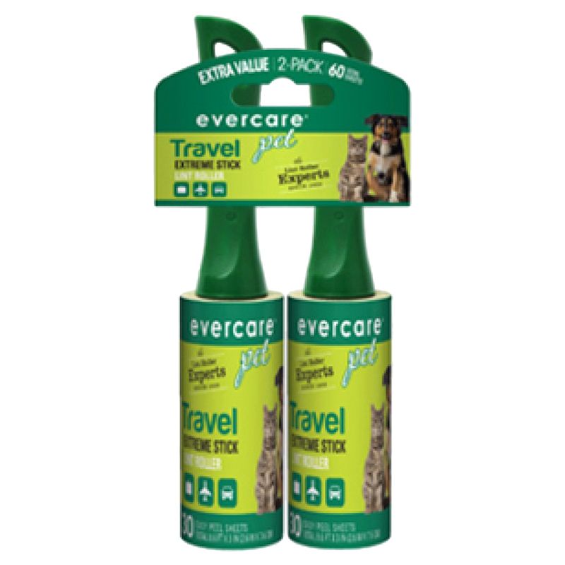 Evercare - 60 Layer Lint/Pet Hair Removable Travel Twin Pack