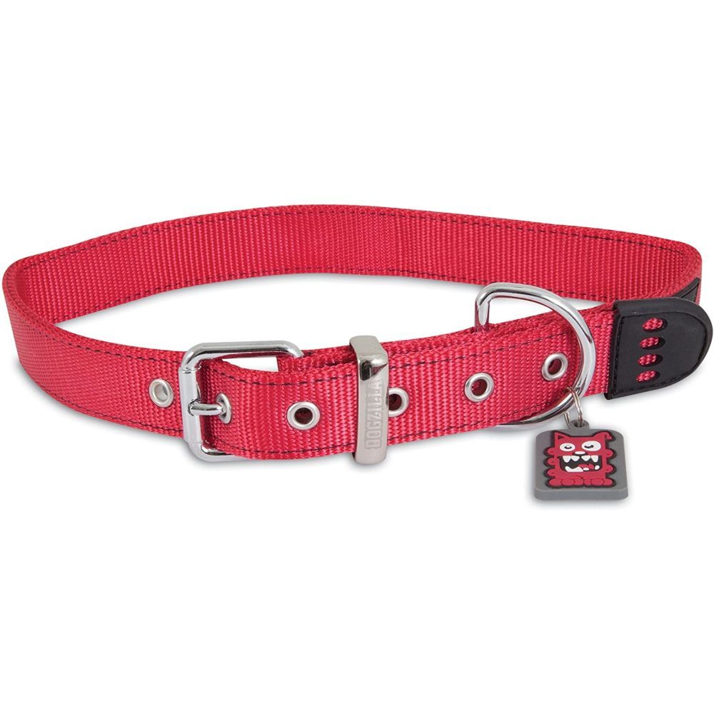 Petmate - Nylon Adjustable Dog Collar 5/8"X10-16" - Red