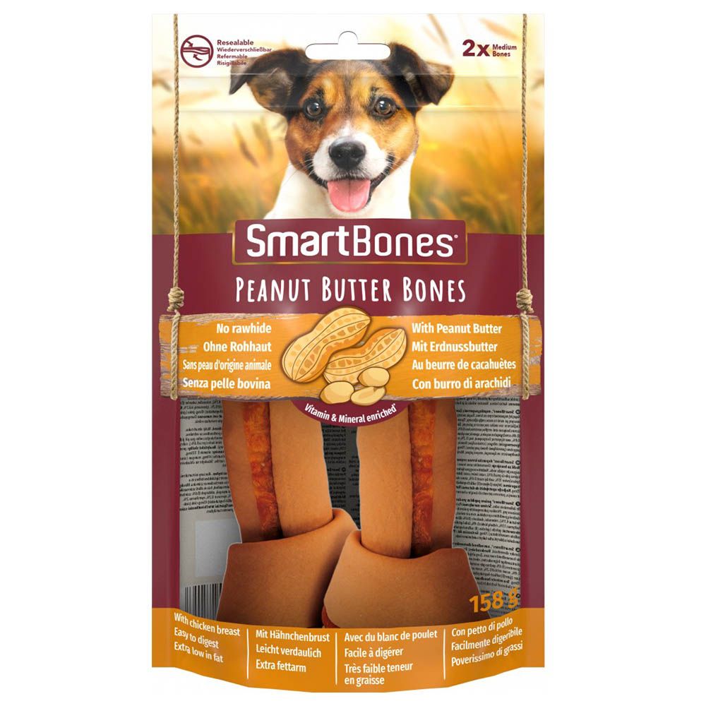 Smartbones - Peanut Butter Bones M 158g