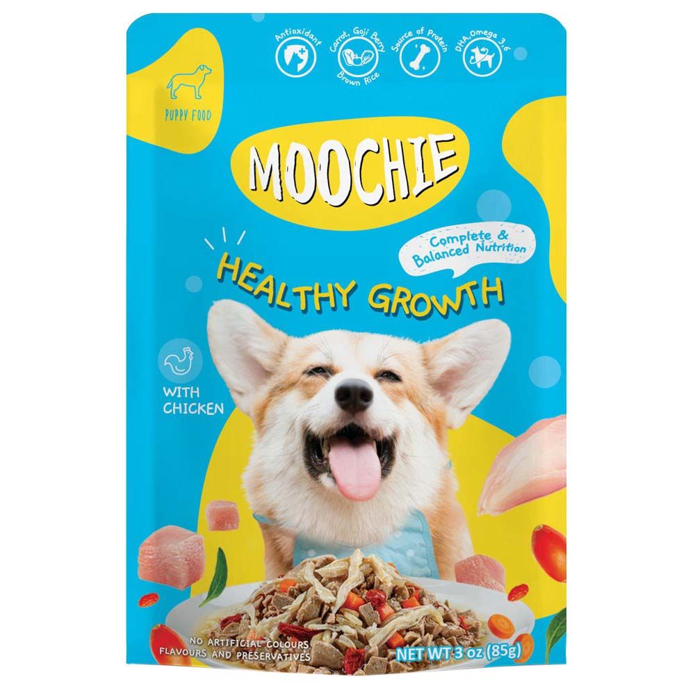 Moochie - Puppy Casserole w/ Chicken - Healthy Growth Pouch 85g