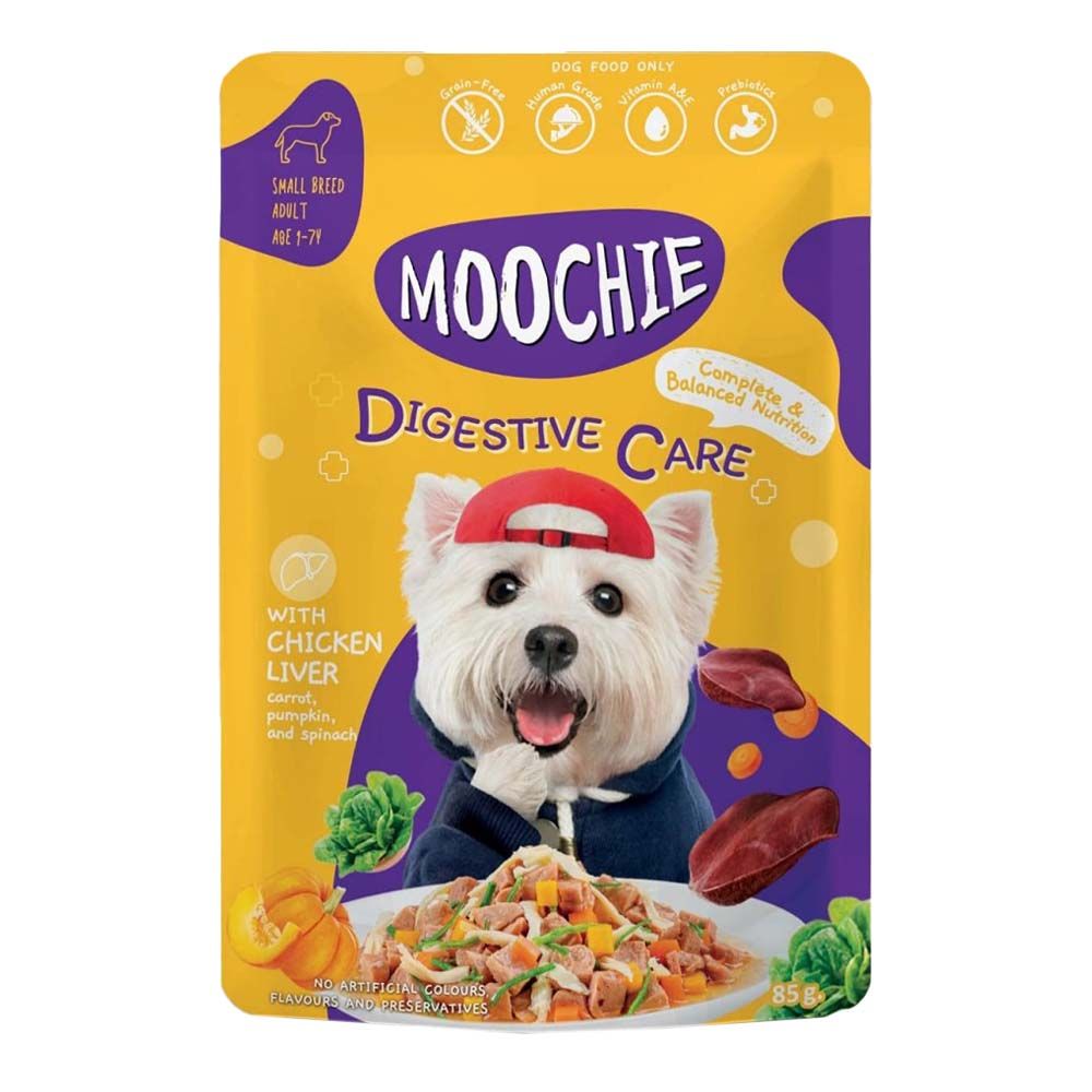 Moochie - Casserole w/ Chicken Liver - Digestive Care Pouch 85g