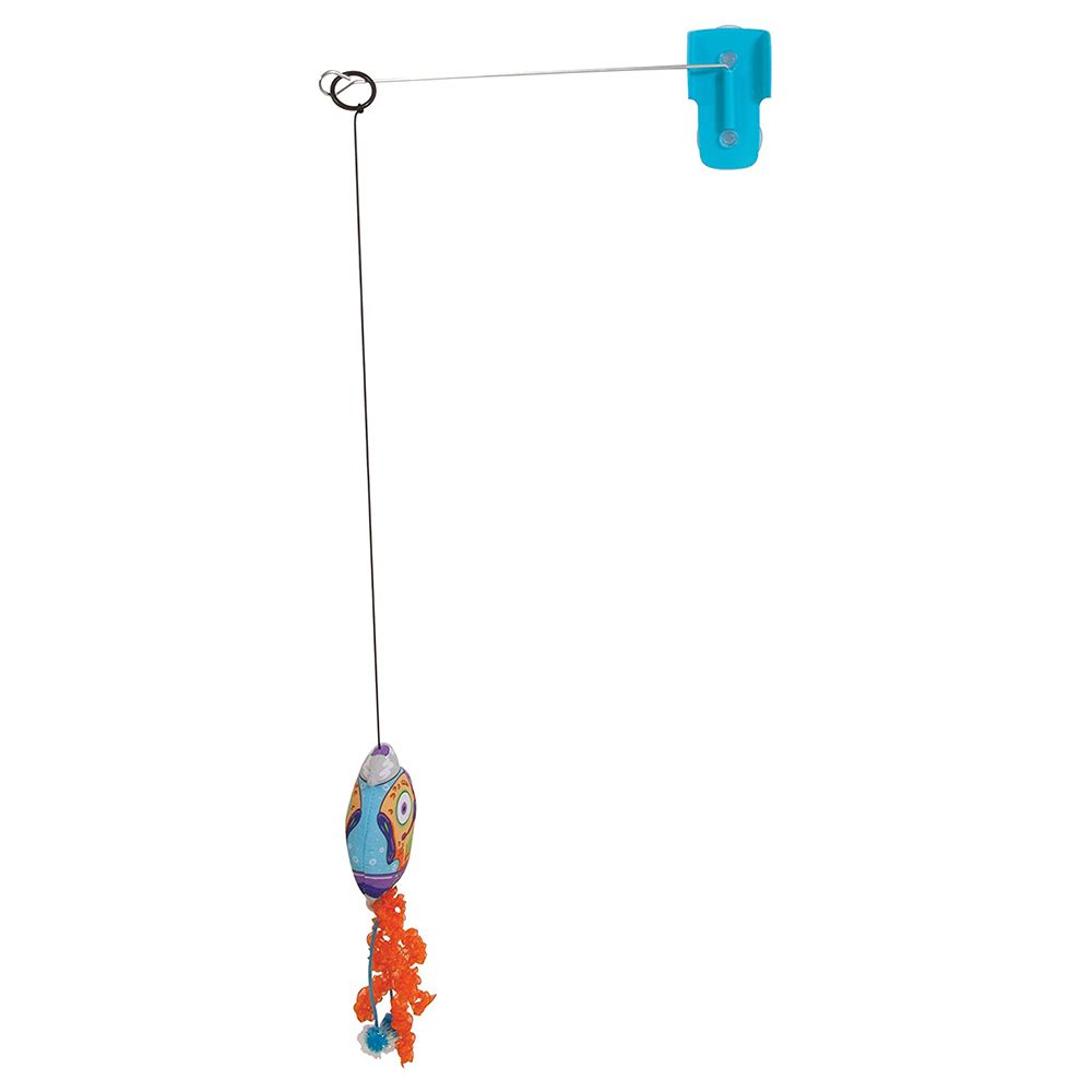 Petmate - Fat Cat Swat 'N Swing Flying Fish Toy