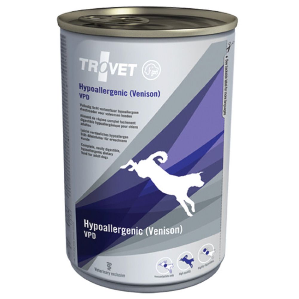 Trovet - Hypoallergenic Venison Dog Wet Can 400g