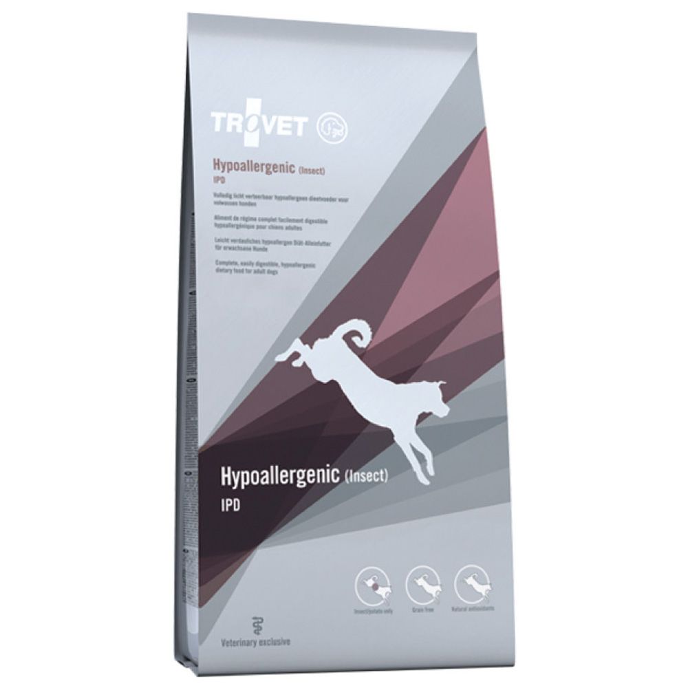 Trovet - Hypoallergenic Insect Dog Dry Food 10kg