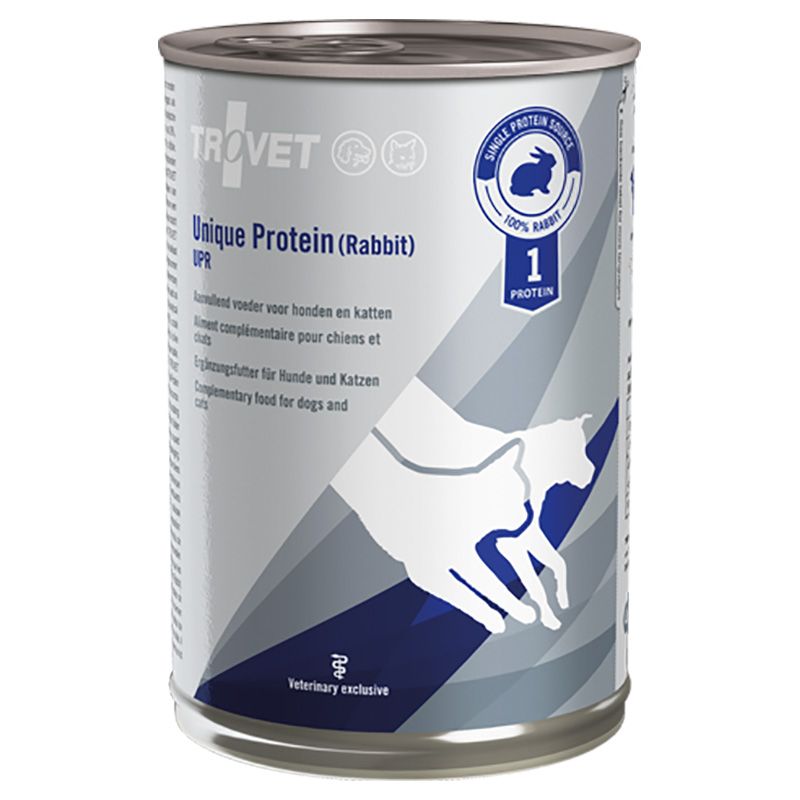 Trovet - Unique Protein Rabbit Dog & Cat Wet Food Can 400g