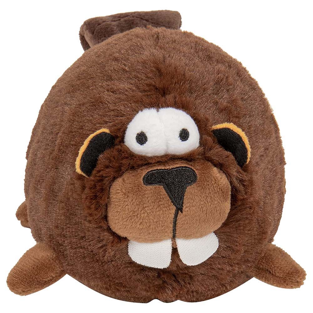 Godog - Beaver Action Plush w/ Chew Guard Dog Toy