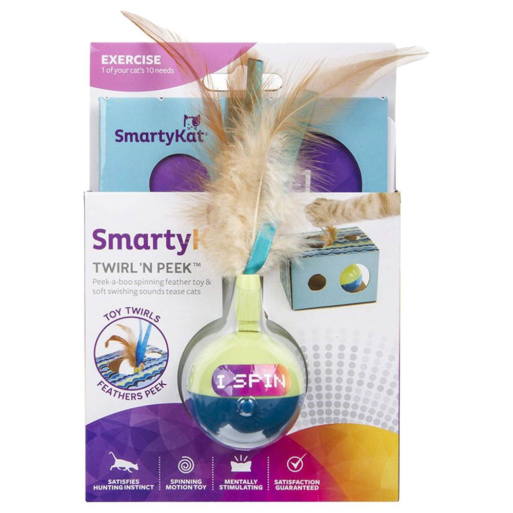 SmartyKat - Twirl & Peek Electronic Motion Cat Toy