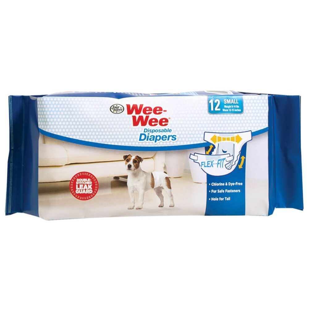 Four Paws - Wee-Wee Disposable Diapers 12pcs Small