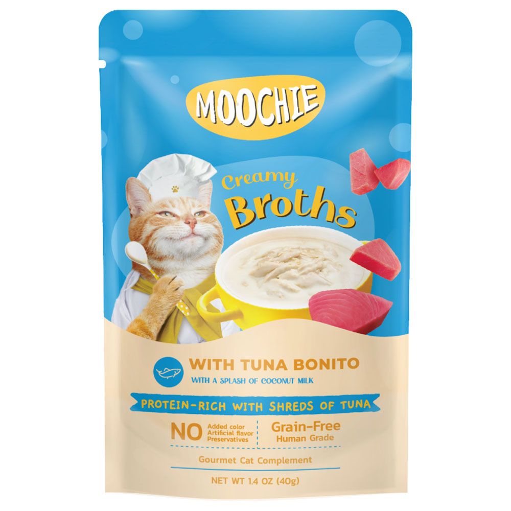 Moochie - Kitten Creamy Broth With Tuna Bonito - 40g