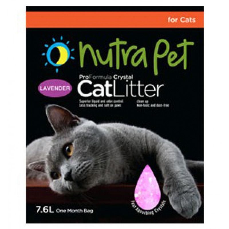 NutraPet - Cat Litter Silica Gel 7.6L Lavender Scent