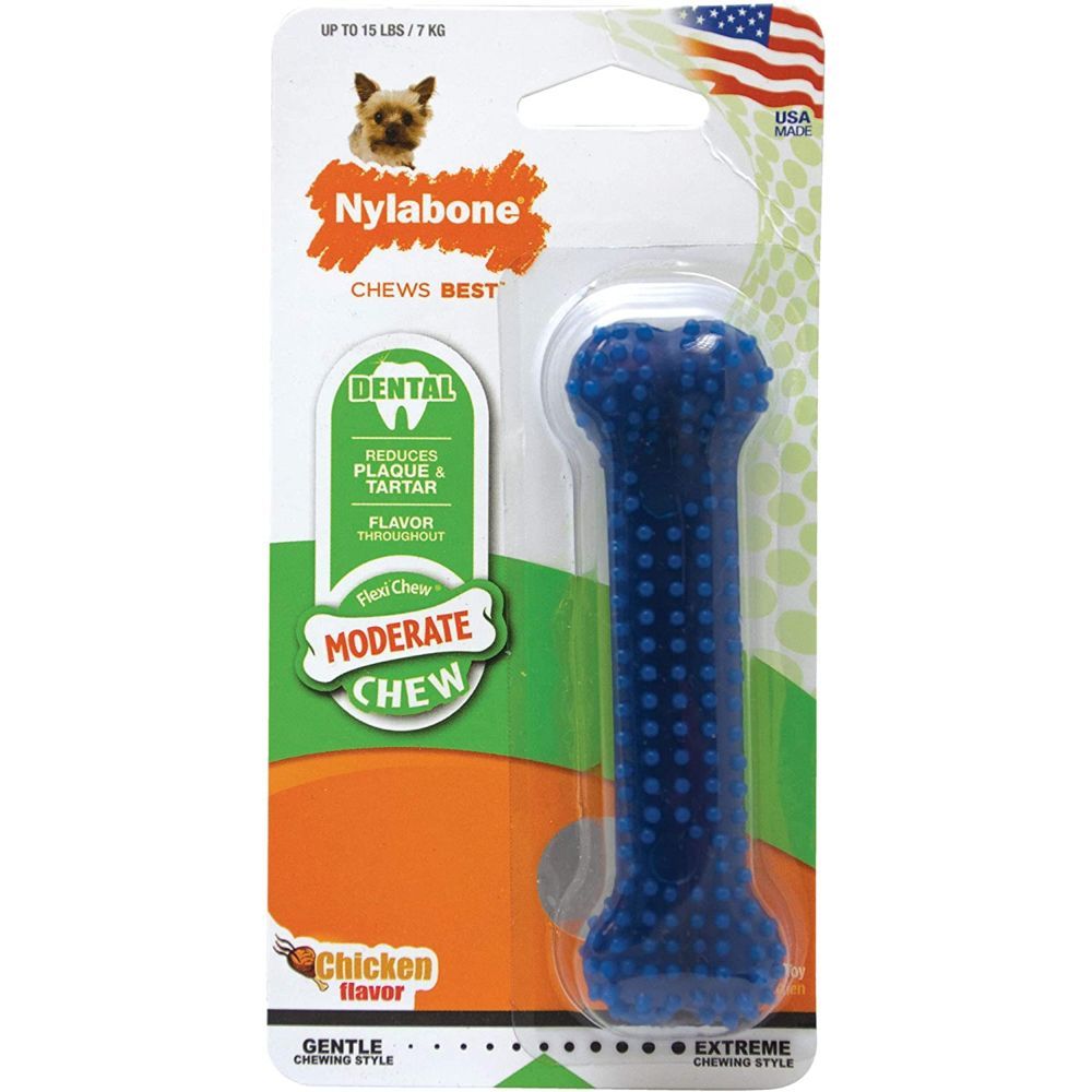 Nylabone - Puppy Tug Translucent Blue