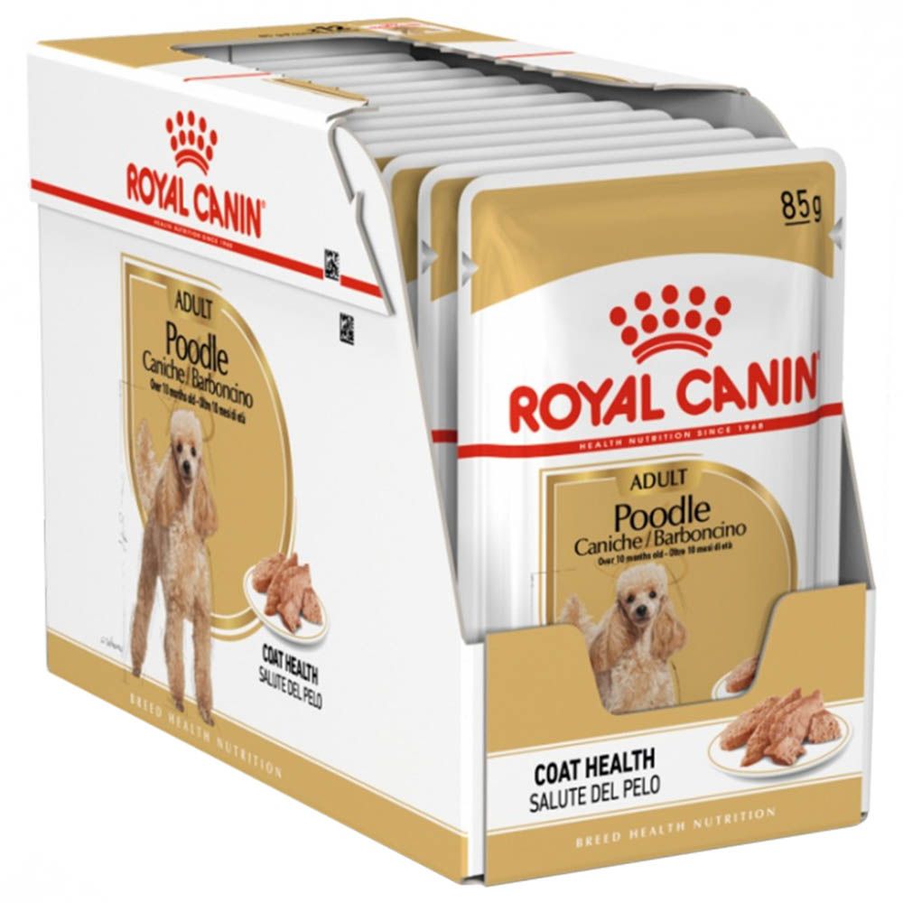 Royal Canin - Wet Food - Breed Poodle Adult 12x85g (Pouches)