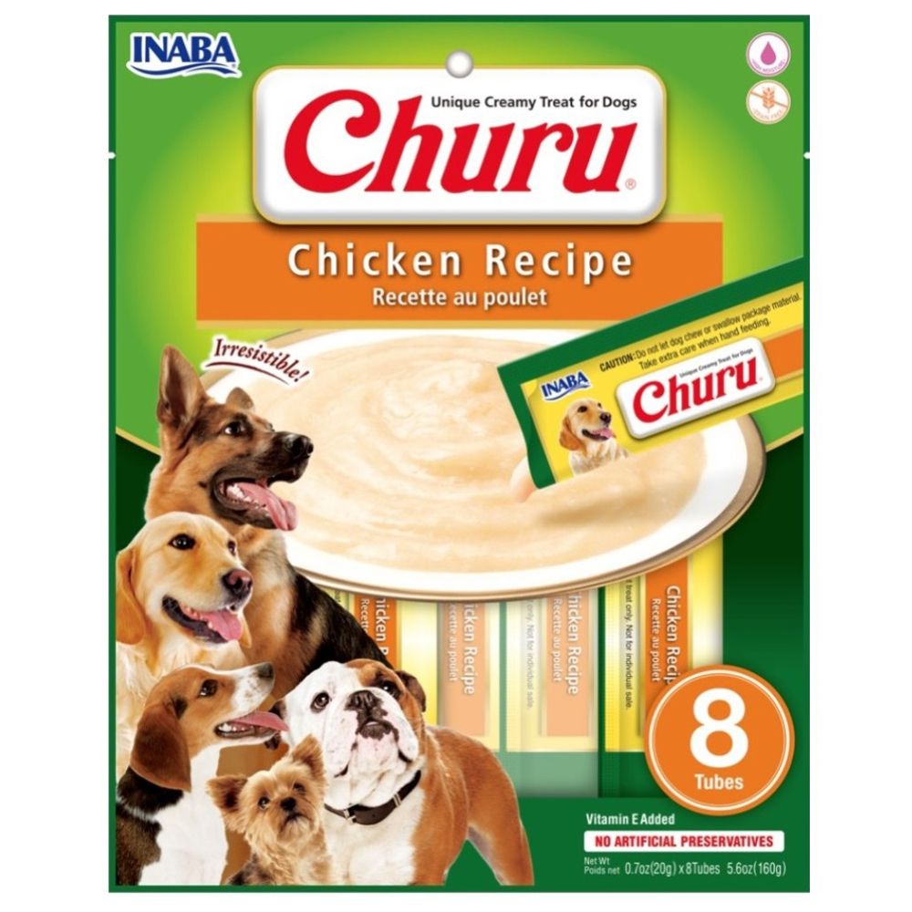 Inaba - Churu Chicken Sticks Recipe for Cats - 56G - Pack Of 4