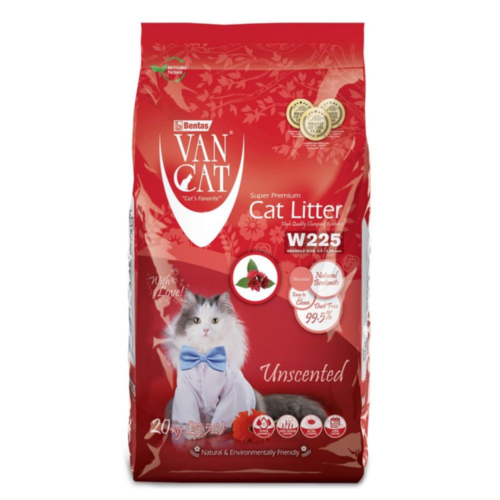 Vancat - White Clumping Compact 20kg - Natural