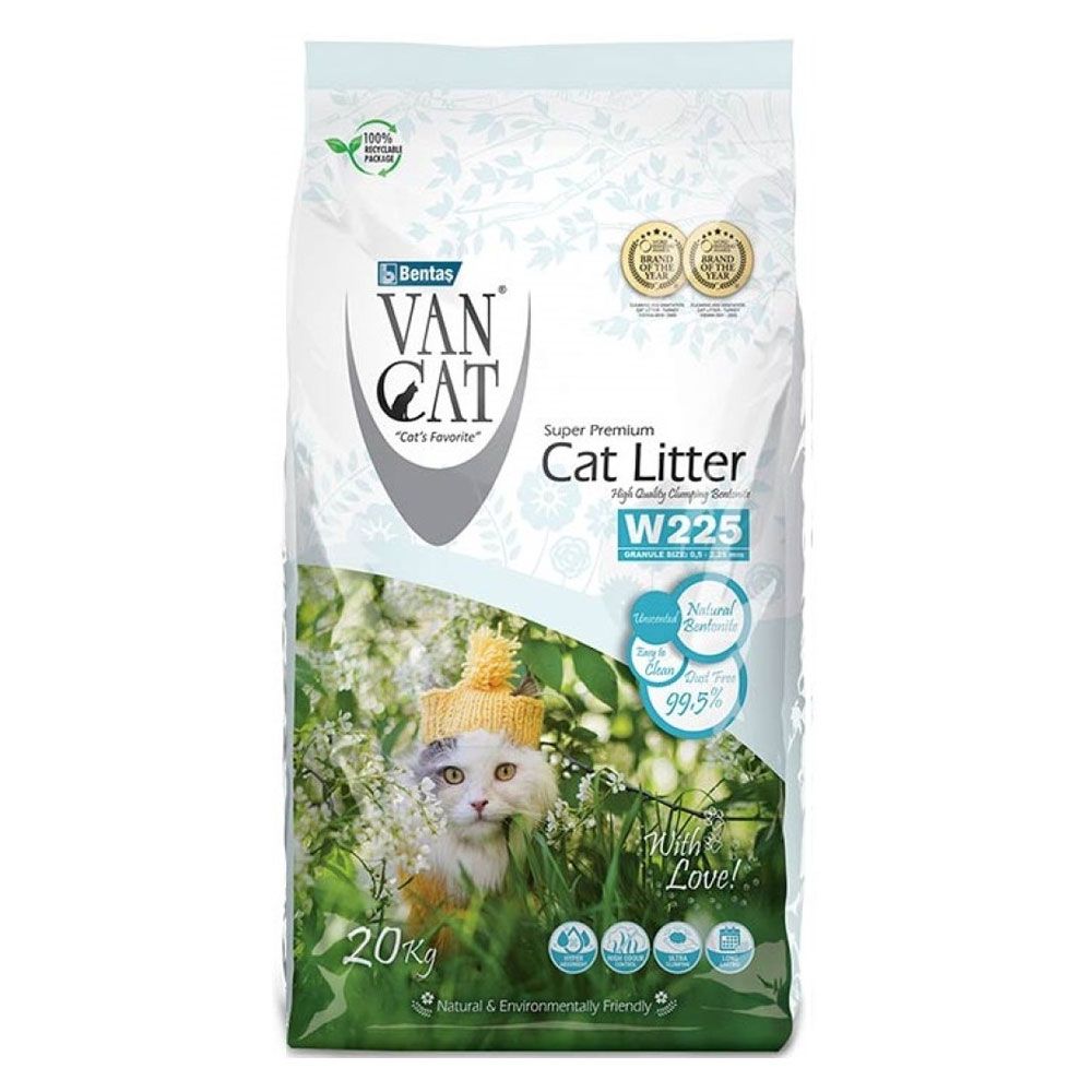 Vancat - White Clumping Compact 20kg - Natural