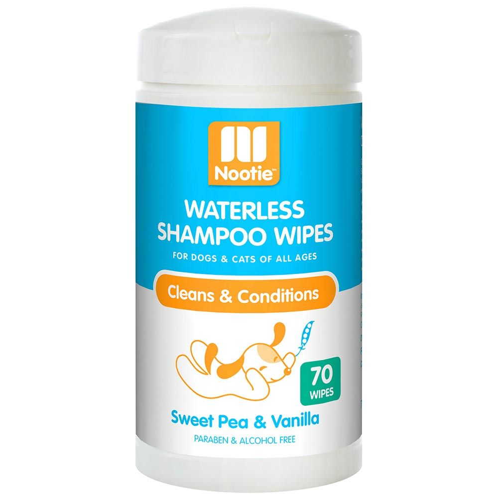 Nootie - Shampoo Wipes Sweet Pea & Vanilla Pack of 70