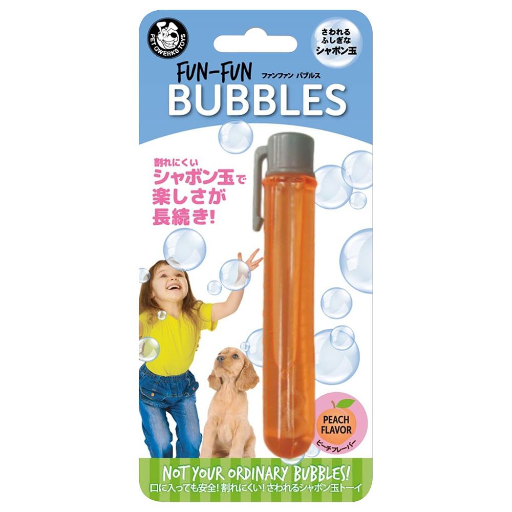 Petmate - Pet Qwerks Incredibubbles - Peach