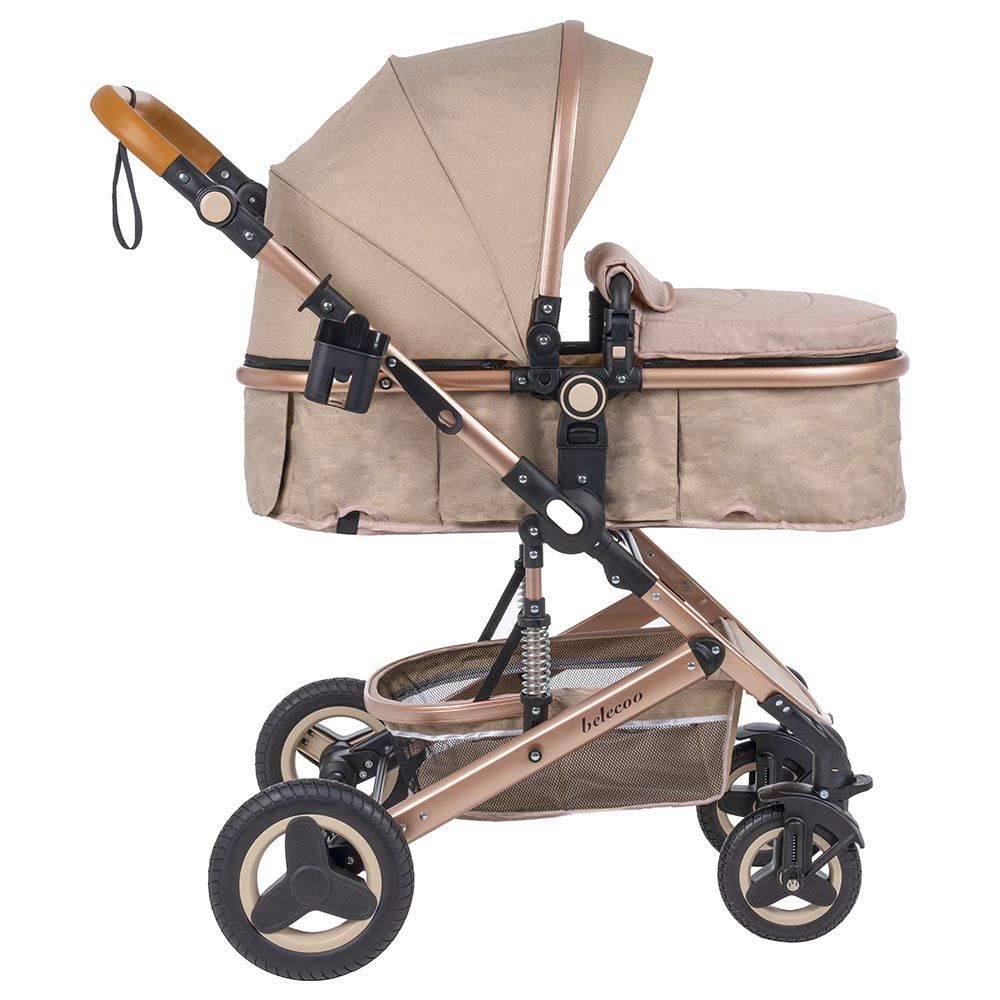 Belecoo 5 - Lite 3-in-1 Pram - Cream