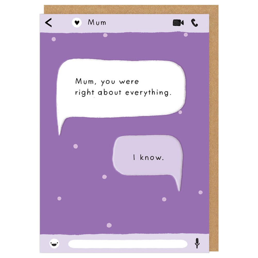 Ohh Deer - Mum, You Were Right About Everything Card