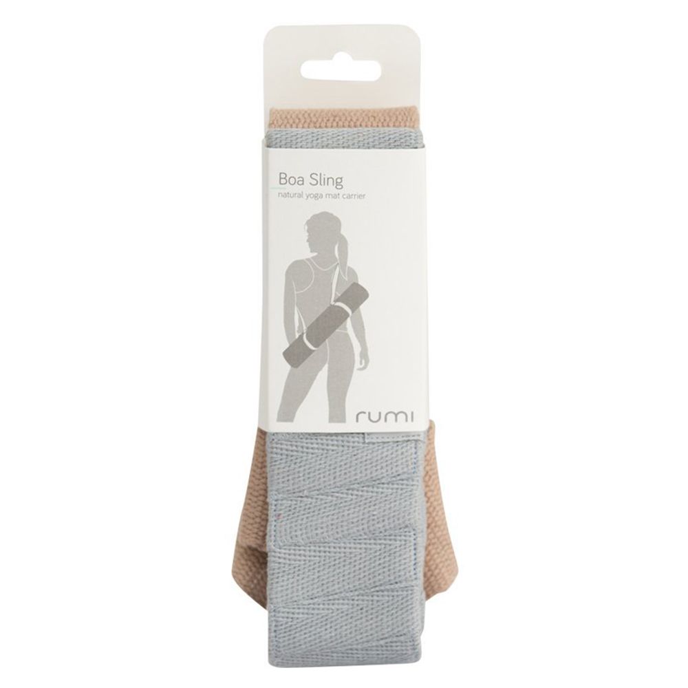 Rumi Earth - Boa Sling Yoga Mat Carrier - Pebble