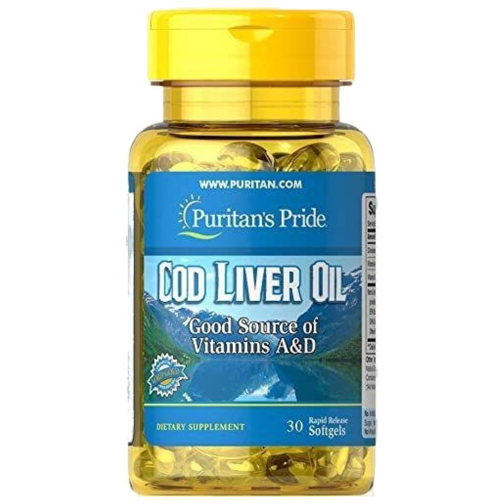 Puritan Pride - Cod Liver Oil Rapid Release - 30 Softgels