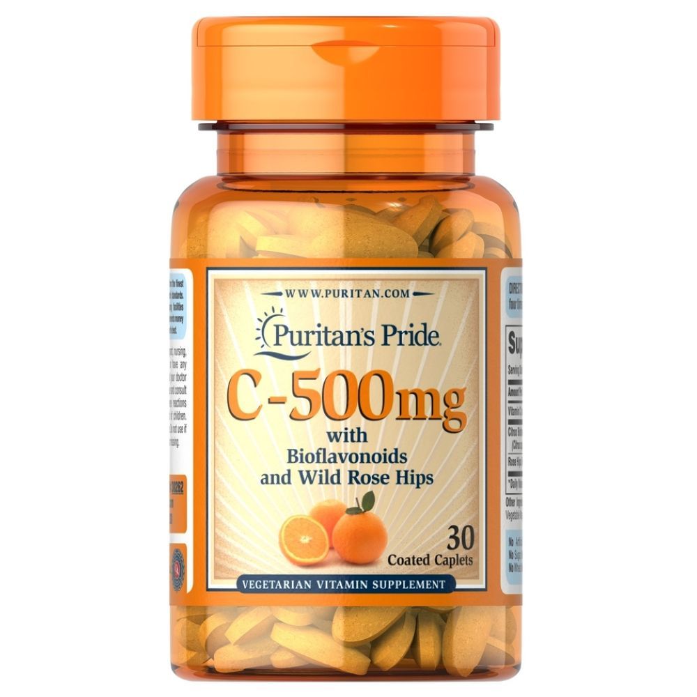 Puritan Pride - Vitamin C-500mg Vitamin Supplements - 30 Tablets