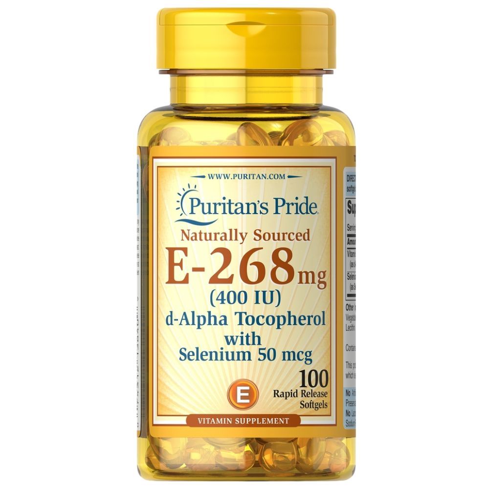 Puritan Pride - E-268mg Rapid Release - 100 Softgels