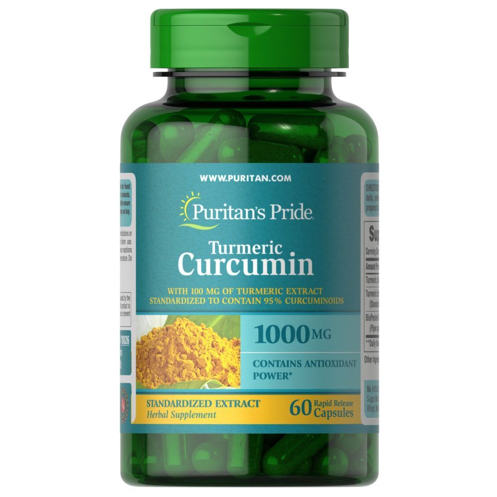 Puritan Pride - Turmeric Curcumin w/ Bioperine 1000mg - 60 Capsules