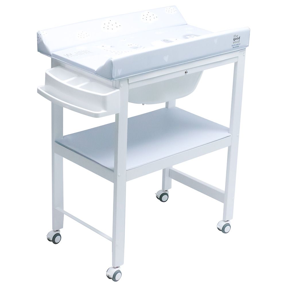 Plastimyr - White Overbide Babybath - Safari Gris (Exclusive)