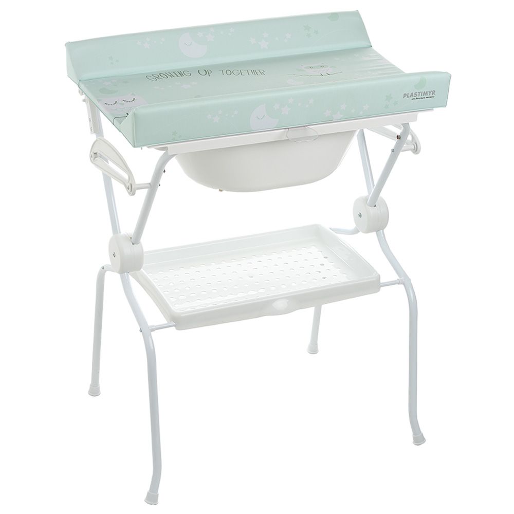 Plastimyr - Standing Bath & Changing Table - Owl Mint (Exclusive)