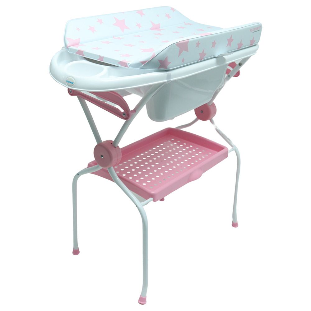 Plastimyr - Anatomic Overbide Babybath - Ona Pink Stars (Exclusive)