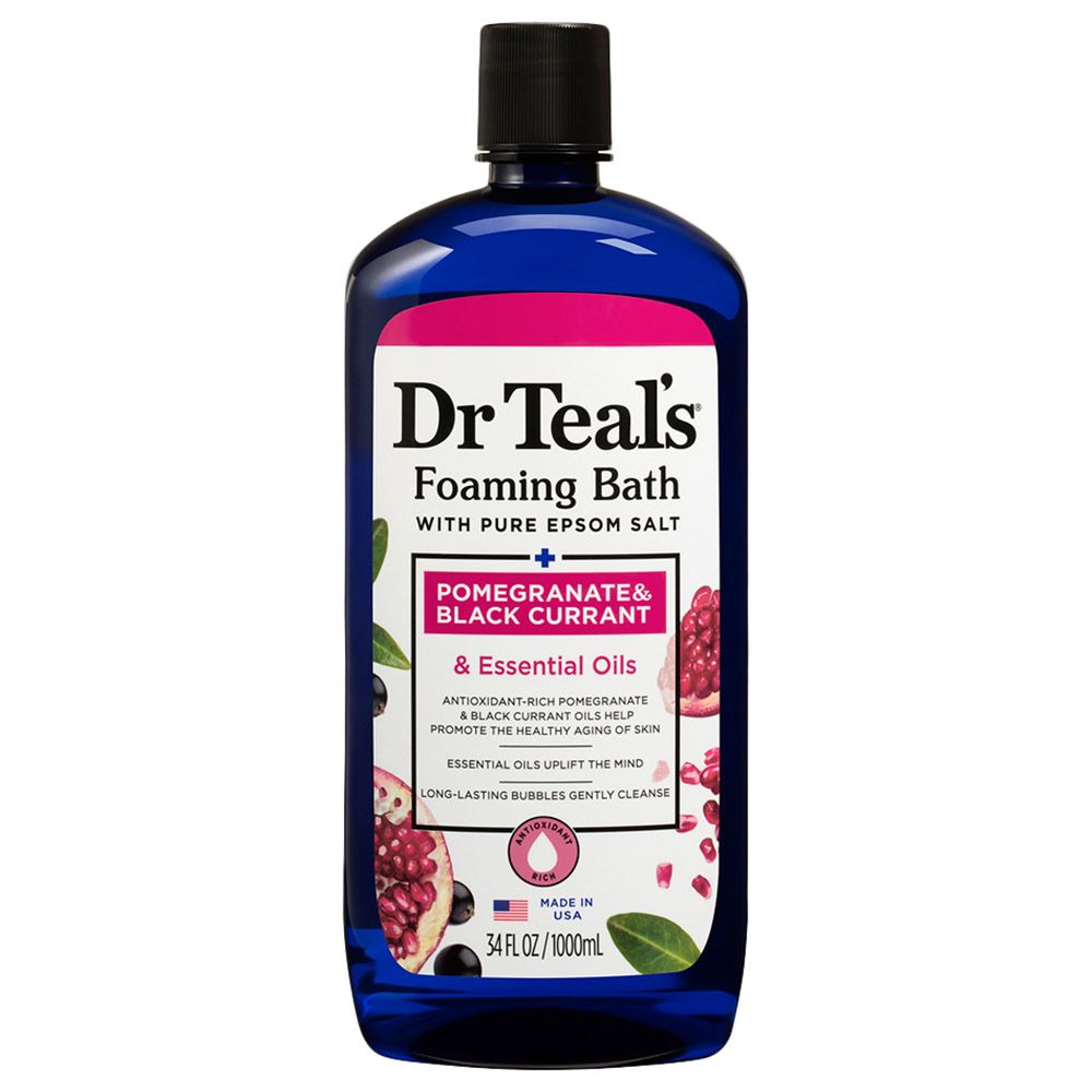 Dr Teal's - Pomegranate & Black Currant Foaming Bath - 1000 ml