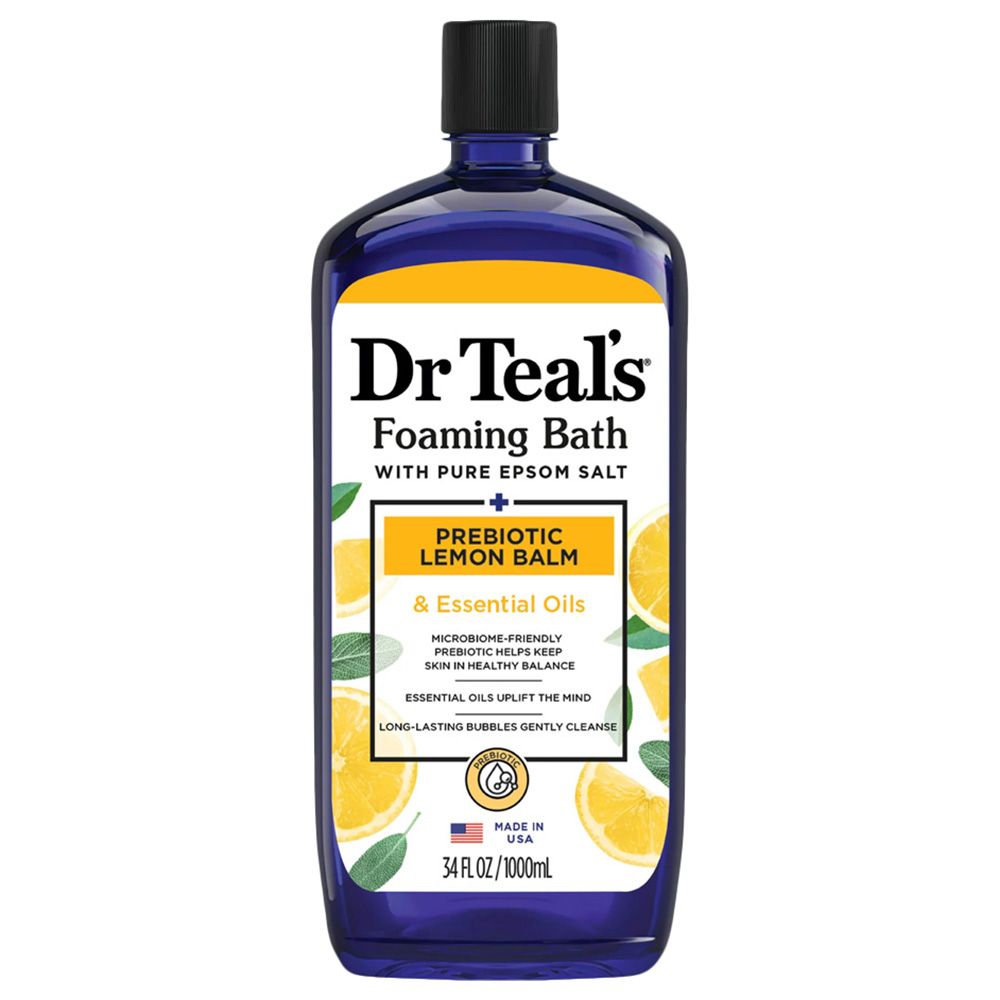 Dr Teal's - Prebiotic Lemon Balm Foaming Bath - 1000 ml