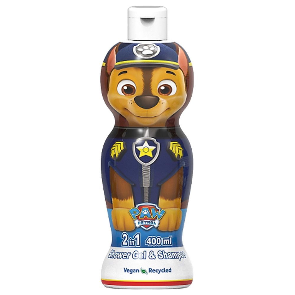 Air-Val - Paw Patrol 2-in-1 Shower Gel & Shampoo 400ml - Chase