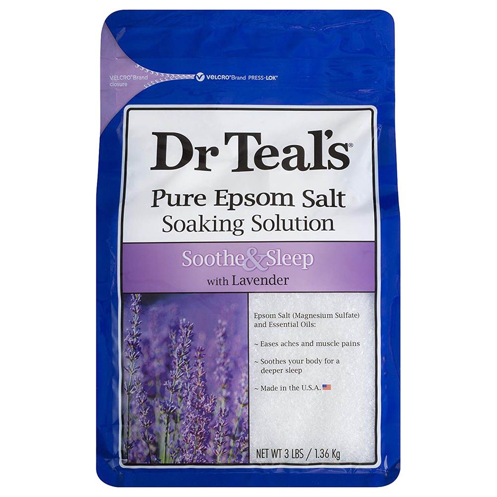 Dr Teal's - Epsom Bath Salt Lavender - Packaging May Vary