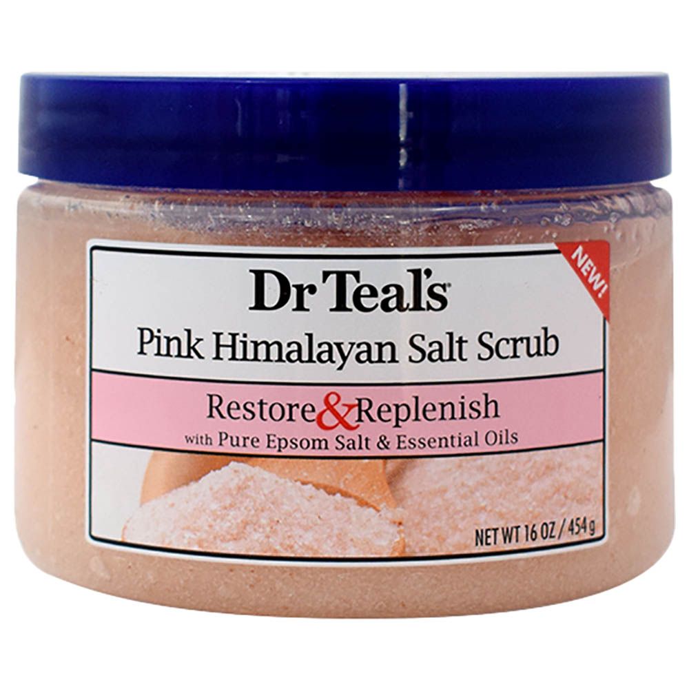 Dr Teal's - Epsom Salt Body Scrub Pink Himalayan 454g