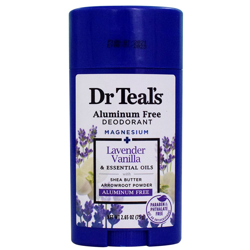 Dr Teal's - Aluminium Free Deodorant Lavender Vanilla 75G