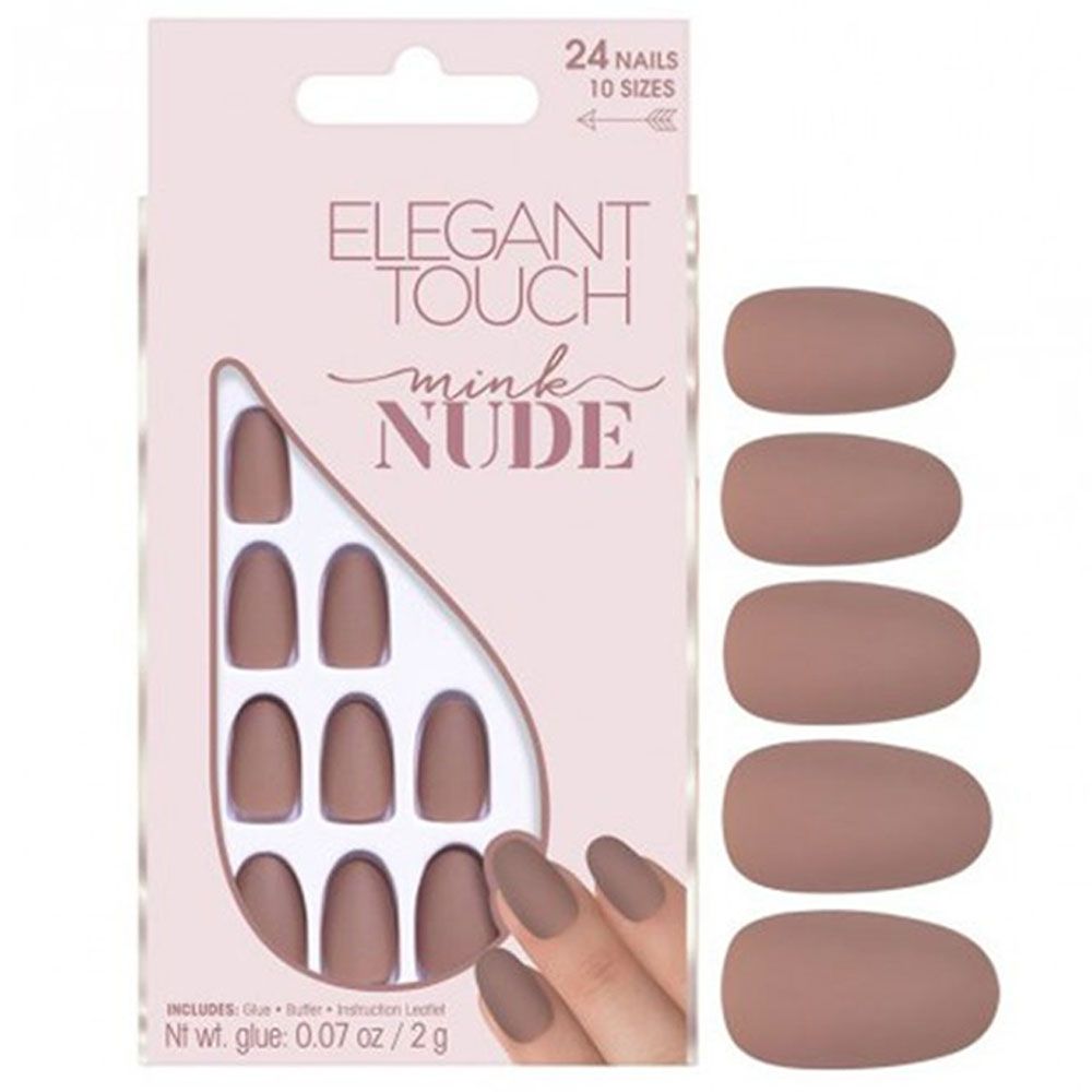 Elegant Touch - Mink Nude, 24 Nails