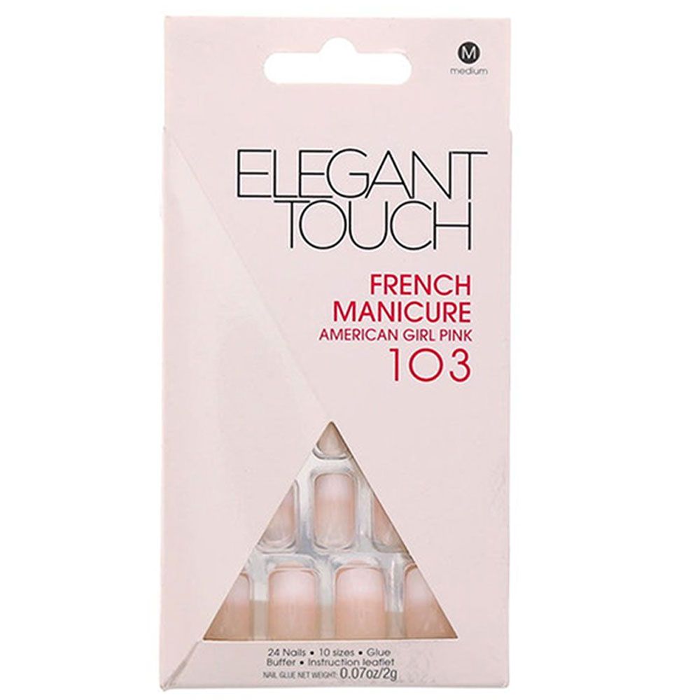 Elegant Touch - American Girl Pink 103, 24 Nails