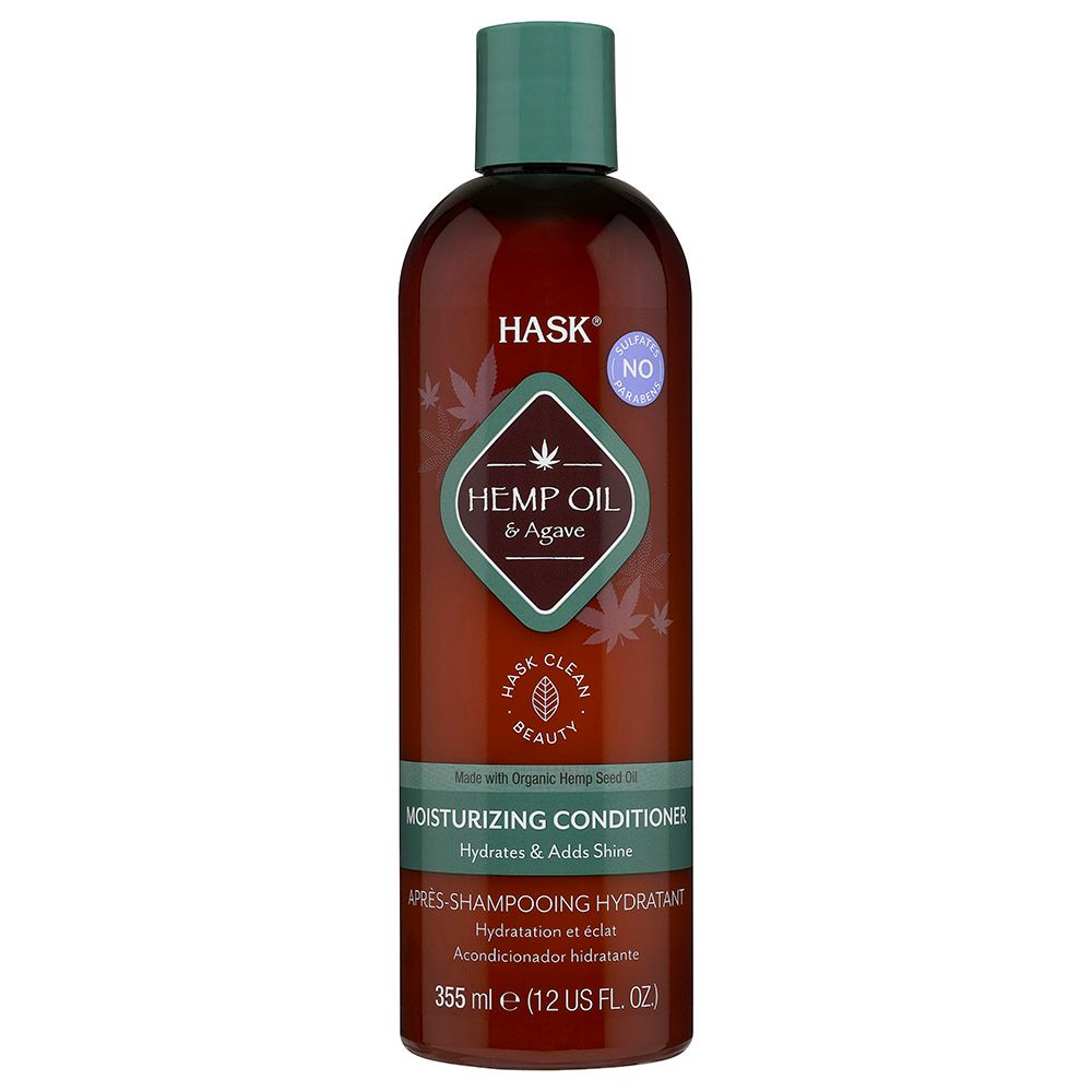 Hask - Hemp Oil & Agave Moisturizing Conditioner 355ml