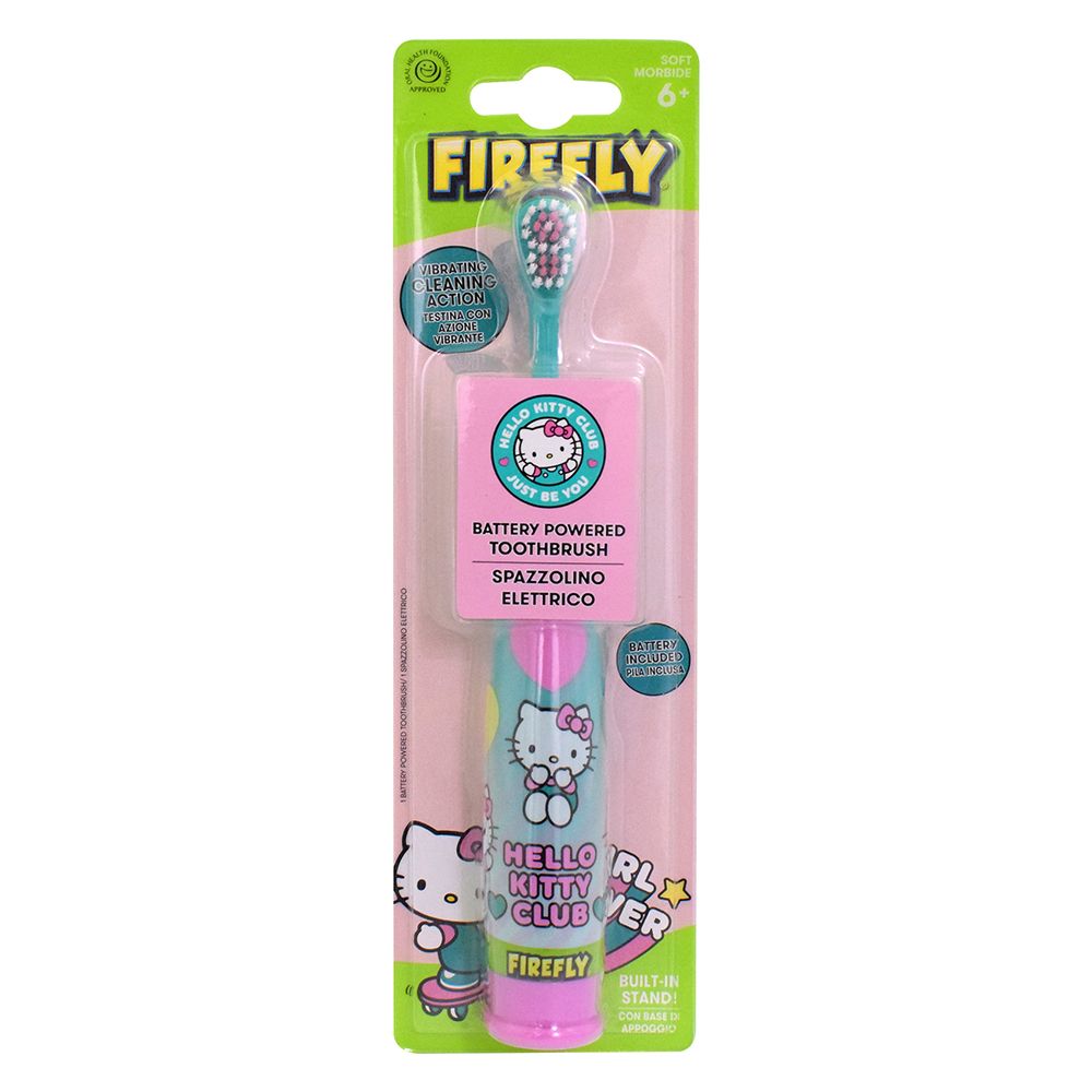 Hello Kitty - Tooth Brush Turbo Power With Battery - Pink