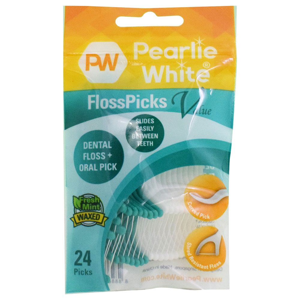 Pearlie White - Flosspicks - 24pcs