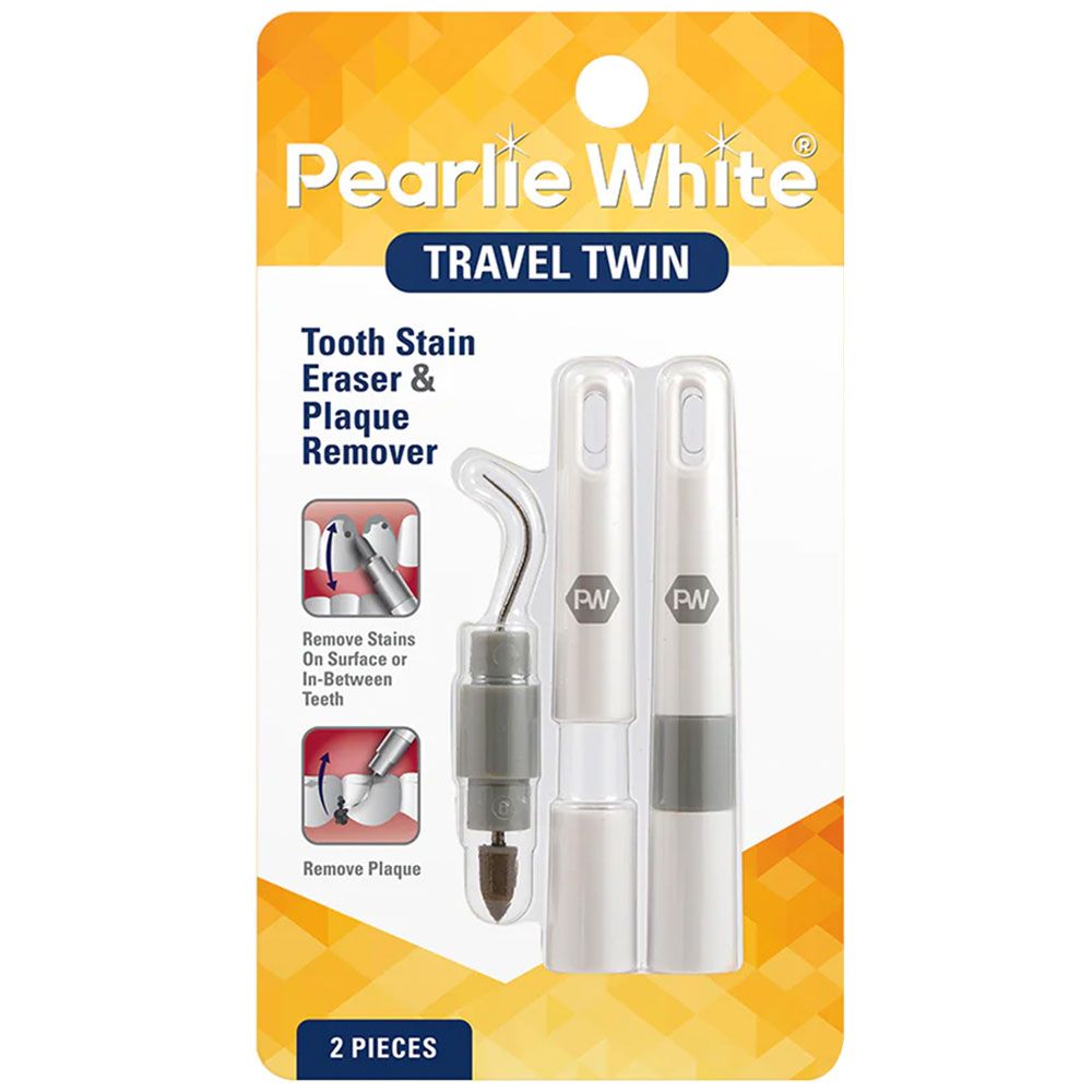 Pearlie White - Tooth Stain Eraser & Plaque Remover - 2pcs