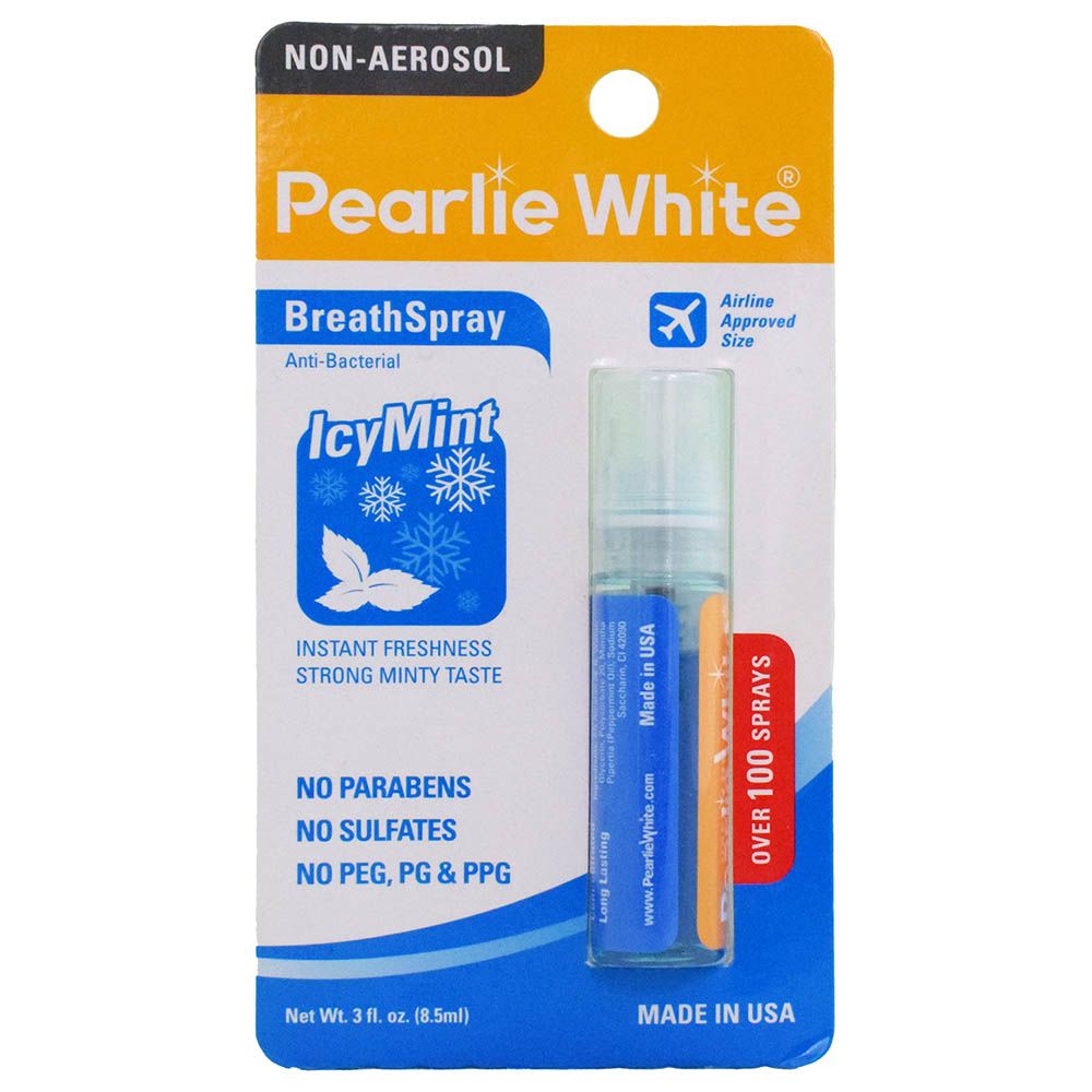 Pearlie White - Breath Spray - Icy Mint - 8.5ml