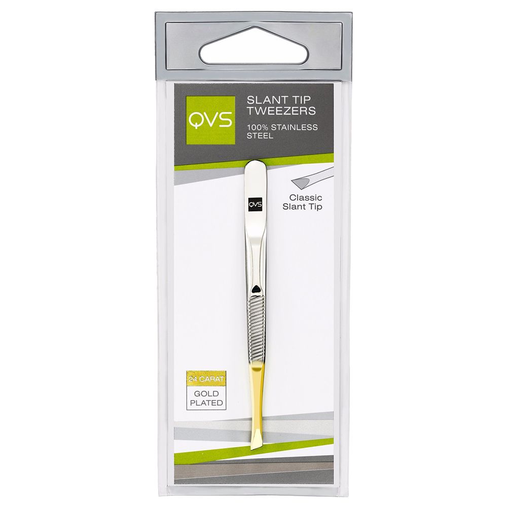 QVS - Slant Tip Tweezer - Classic